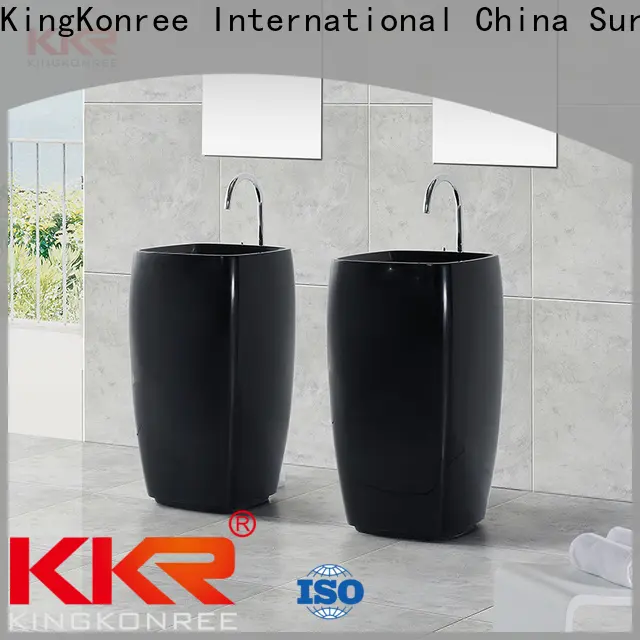 KingKonree free standing sink bowl customized for motel 1