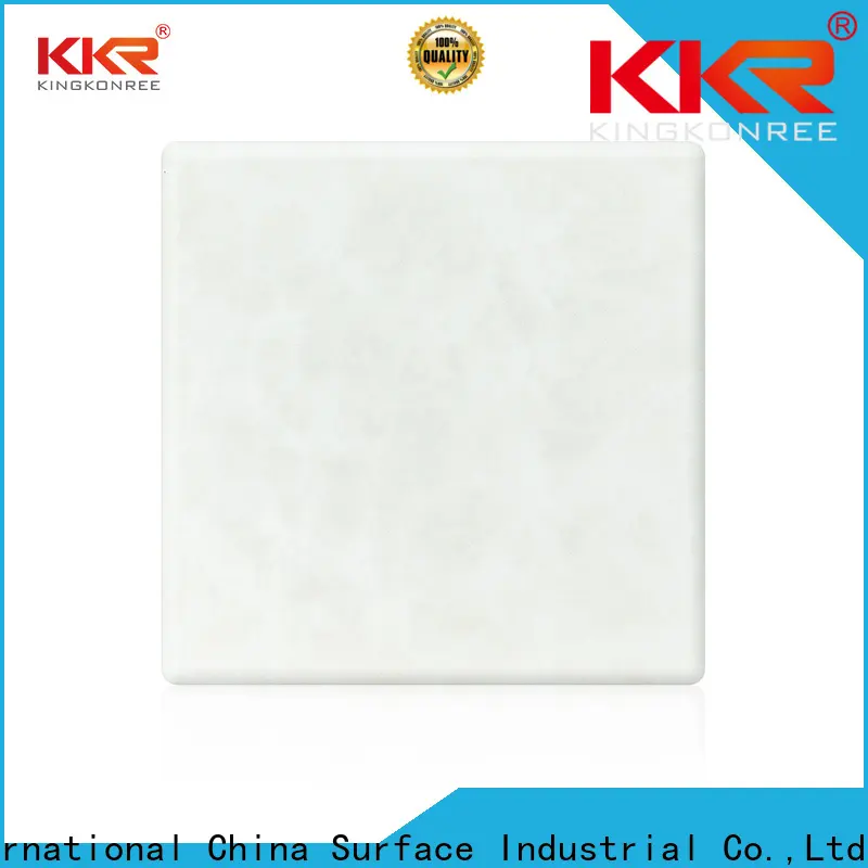 KingKonree integrated acrylic solid surface countertops custom for hotel 1