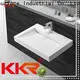 KingKonree long cera wall hung basin design for bathroom 1