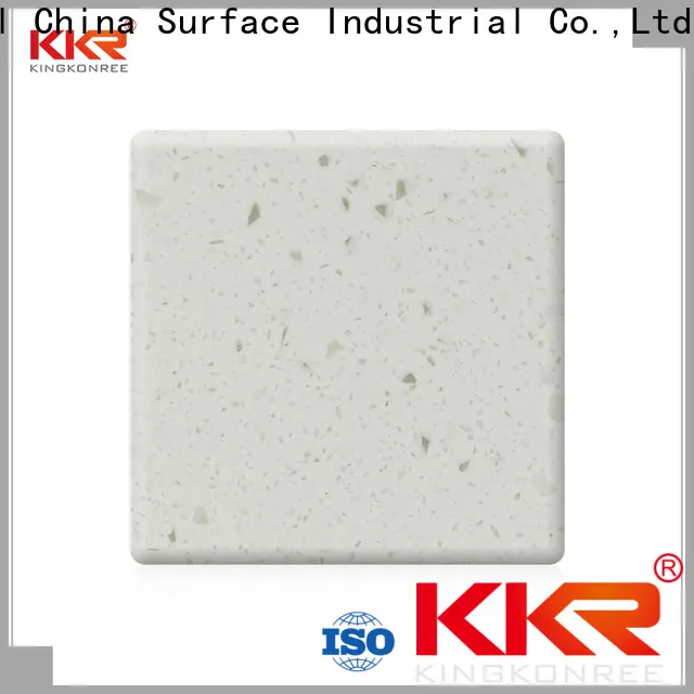 green solid surface countertop material supplier for hotel 1