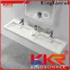 1400mm stone resin wall hung basin customized for bathroom 1