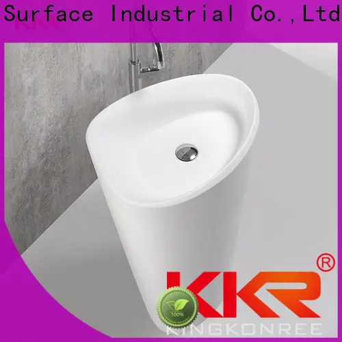 KingKonree durable freestanding basin sinkfree standing wash hand basins manufacturer for motel 1