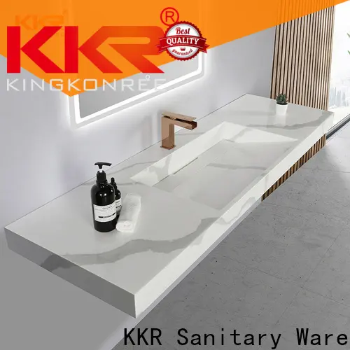 KingKonree concrete wall mounted sink customized for toilet 1