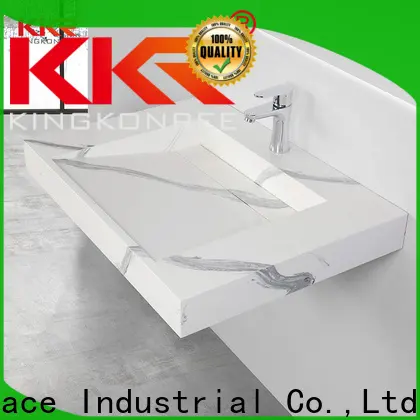 KingKonree concrete wall mount sink manufacturer for hotel 1