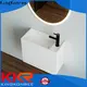 KingKonree shelves wall hung bathroom basin design for hotel 1
