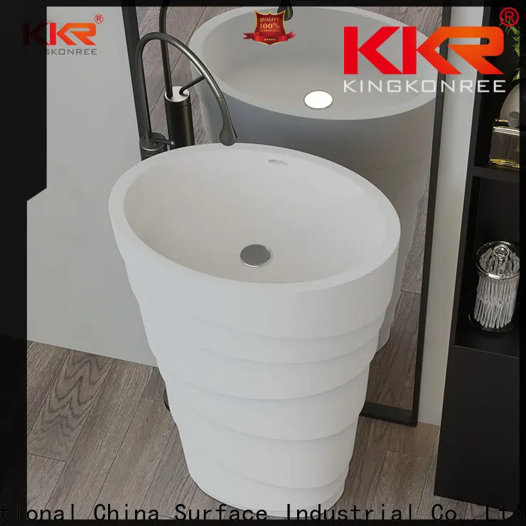 coat pedestal sink design for hotel 1