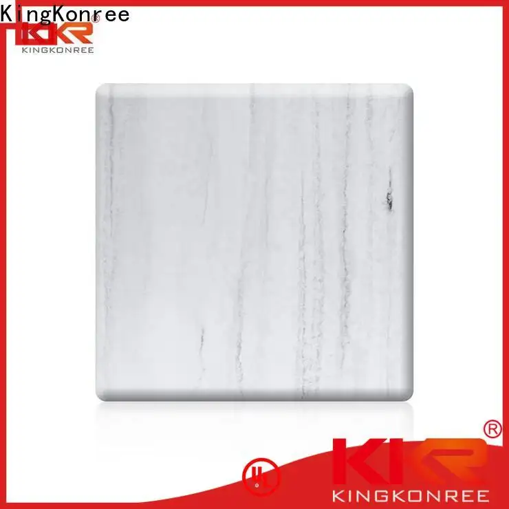 KingKonree newly buy solid surface sheets manufacturer for hotel 1