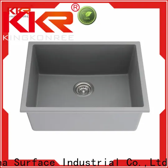 KingKonree excellent 16 inch undermount bathroom sink customized for apartment 1