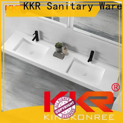 KingKonree wall mounted corner basin customized for bathroom 1