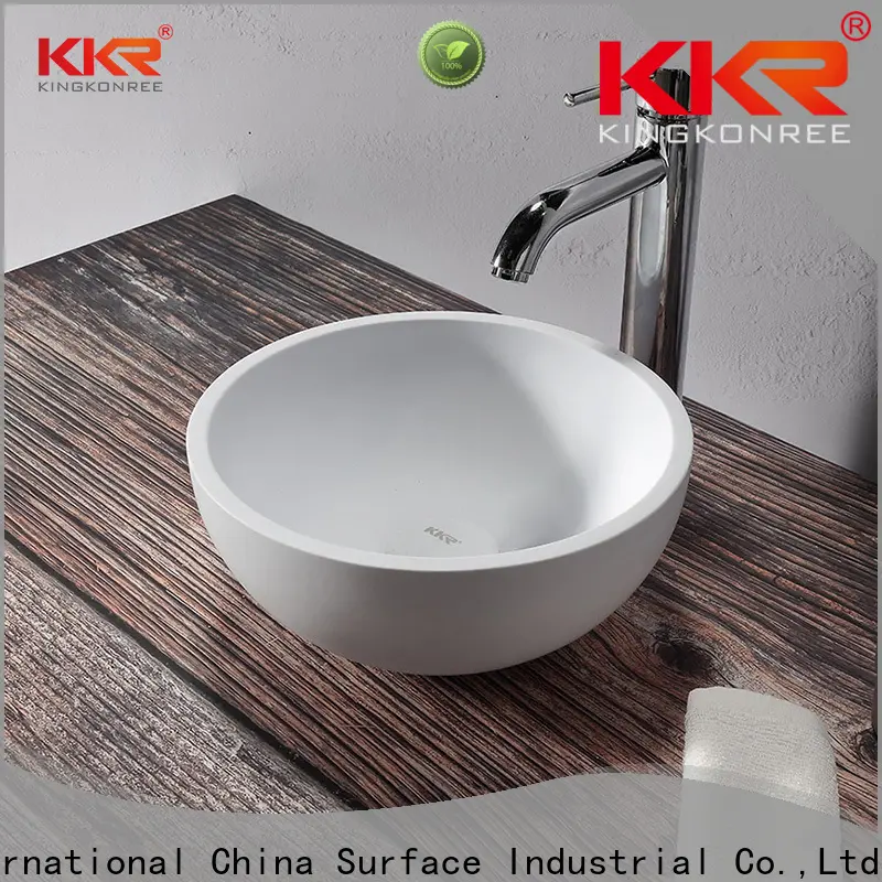 KingKonree oval above counter basin supplier for hotel 1