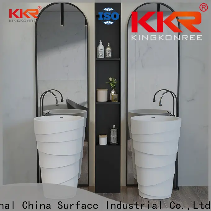 KingKonree free standing sink bowl factory price for bathroom 1