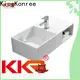 KingKonree stable wall mounted concrete basin design for hotel 1