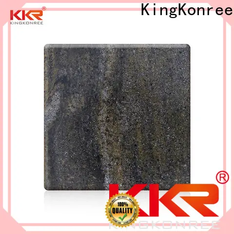 KingKonree popular solid surface countertop sheets directly sale for indoors 1