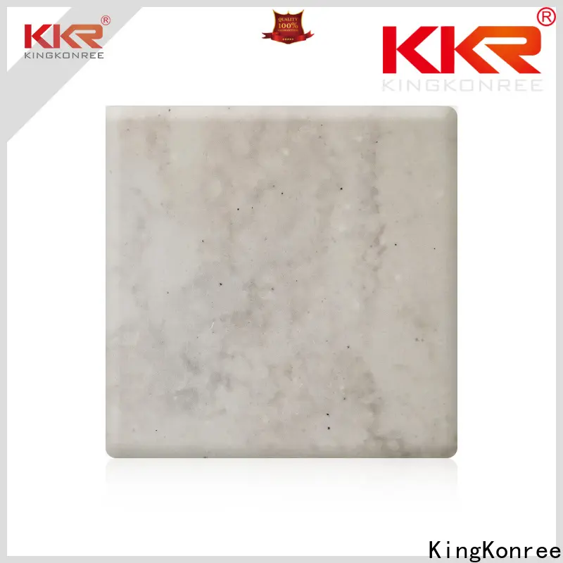 KingKonree black acrylic solid surface sheet prices series for indoors 1
