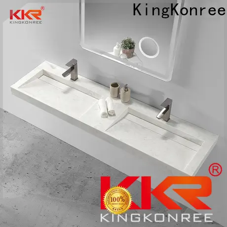 KingKonree concrete wall hung basin design for home1 1