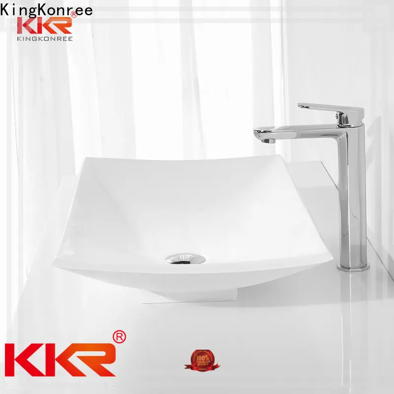 KingKonree square above counter basin manufacturer for room 1