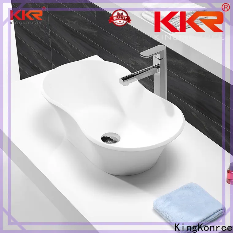 KingKonree above counter basin round supplier for home 1