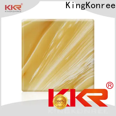 acrylic translucent stone panels manufacturer for motel 1