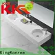 KingKonree solid wall hung sink basin sink for toilet 1