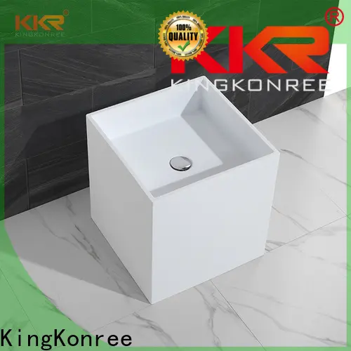artificial bathroom sink stand customized for hotel 1