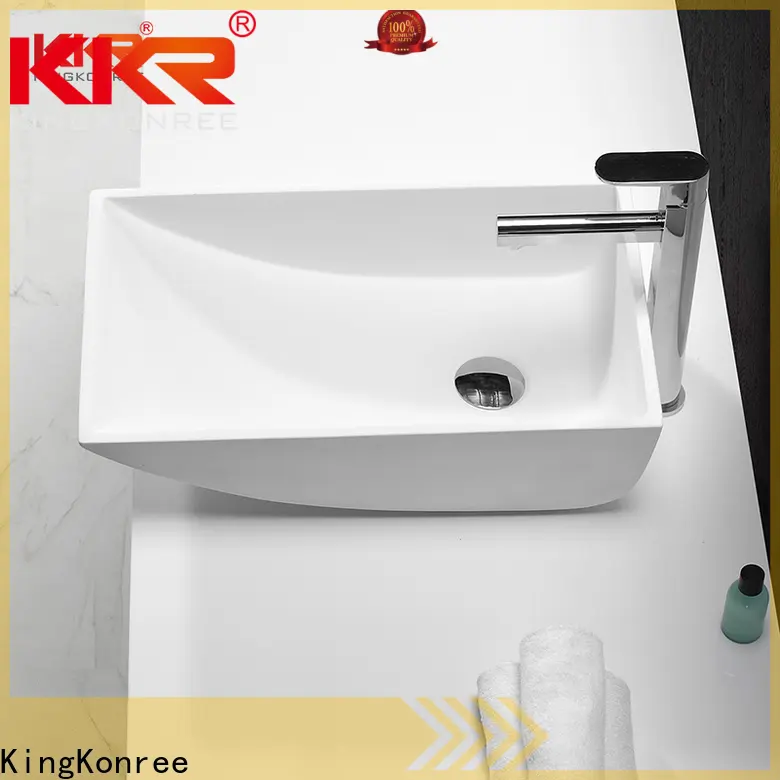 marble bathroom vanity above counter basin supplier for room 1