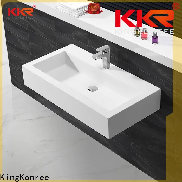 acrylic wall mounted sink customized for home 1