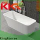 KingKonree white round freestanding bathtub ODM for bathroom 1