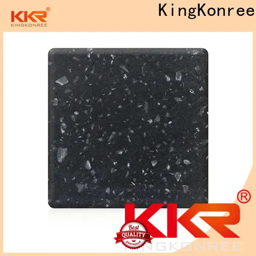 KingKonree red solid surface wholesale design for hotel 1