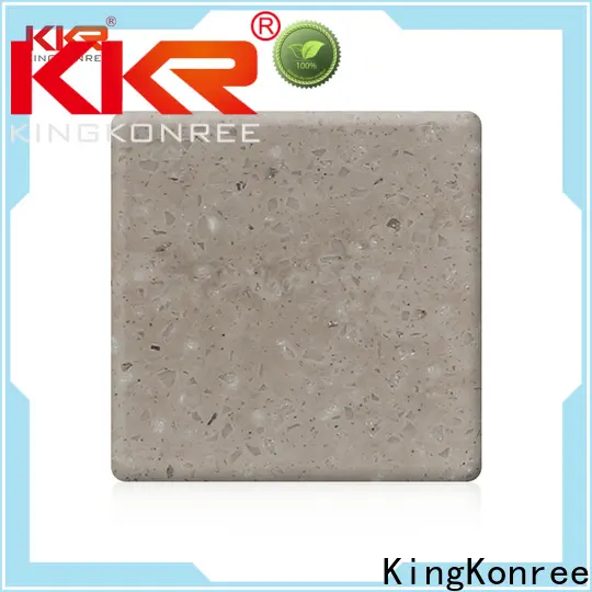 KingKonree white solid surface sheet slabs supplier for room 1
