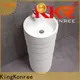 KingKonree pan shape freestanding pedestal sink design for bathroom 1