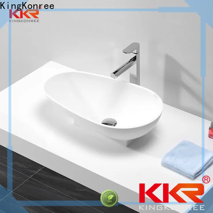 KingKonree standard above counter vessel cheap sample for home 1