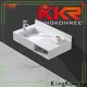 KingKonree luxury wall hung concrete basin manufacturer for bathroom 1