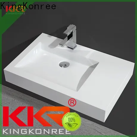 stable concrete wall mount sink design for bathroom 1