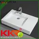 stable concrete wall mount sink design for bathroom 1