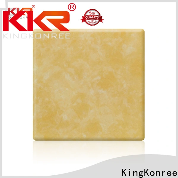 KingKonree translucent solid surface material OEM for hotel 1