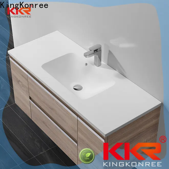 KingKonree washbasin cabinet furniture customized for bathroom 1