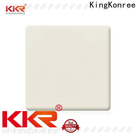 KingKonree acrylic solid surface kitchen countertops supplier for hotel 1