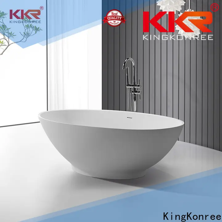KingKonree quality round freestanding bathtub supplier for bathroom 1