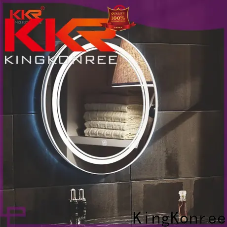 KingKonree solid bathroom framed mirrors high-end for home 1