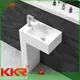 KingKonree thick bathroom free standing basins supplier for hotel 1