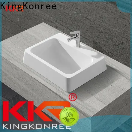 KingKonree durable above counter sink bowl manufacturer for hotel 1