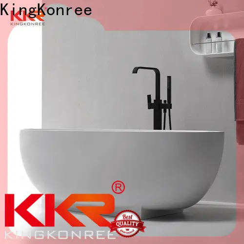 KingKonree white most comfortable freestanding bathtubs at discount for shower room 1