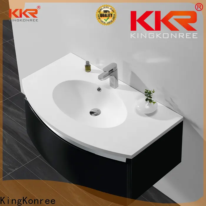 KingKonree top basin cabinet design for motel 1
