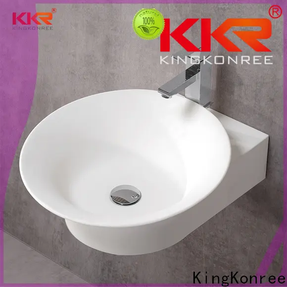 KingKonree black square wall hung sink manufacturer for hotel 1
