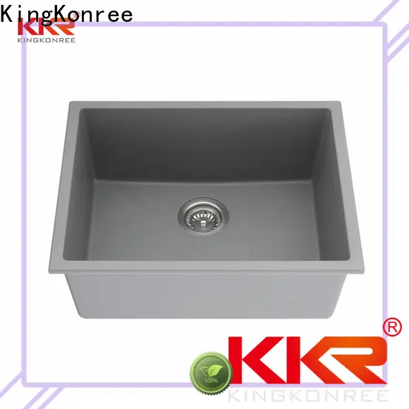 KingKonree large undermount bathroom sink customized for hotel 1