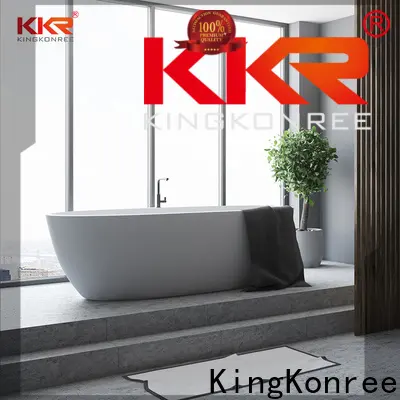 KingKonree hot-sale small free standing bath tub OEM for shower room 1