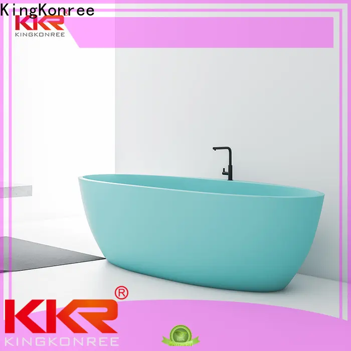 matt modern stand alone tub supplier for shower room 1