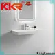 KingKonree classic wall hung concrete sink supplier for bathroom 1
