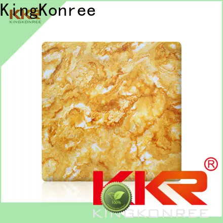 KingKonree practical solid surface sheets under-mount for motel 1