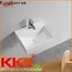 KingKonree rectangle stone wall hung basin design for hotel 1